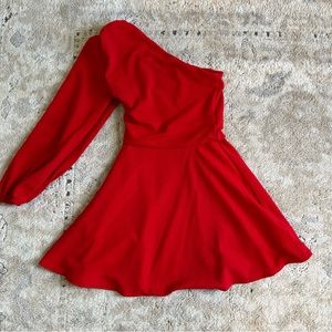 Boohoo Petite - One sleeve mini dress